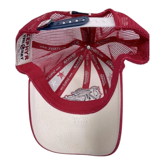 Authentic Zephyr the Z Hat Snapback Gonzaga Bulldogs NCAA NWOT Vintage 90s Korea - Picture 4 of 7